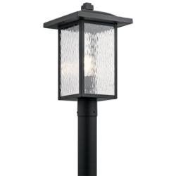 Kichler Capanna 18 1/4" High Textured Black Outdoor Post Light