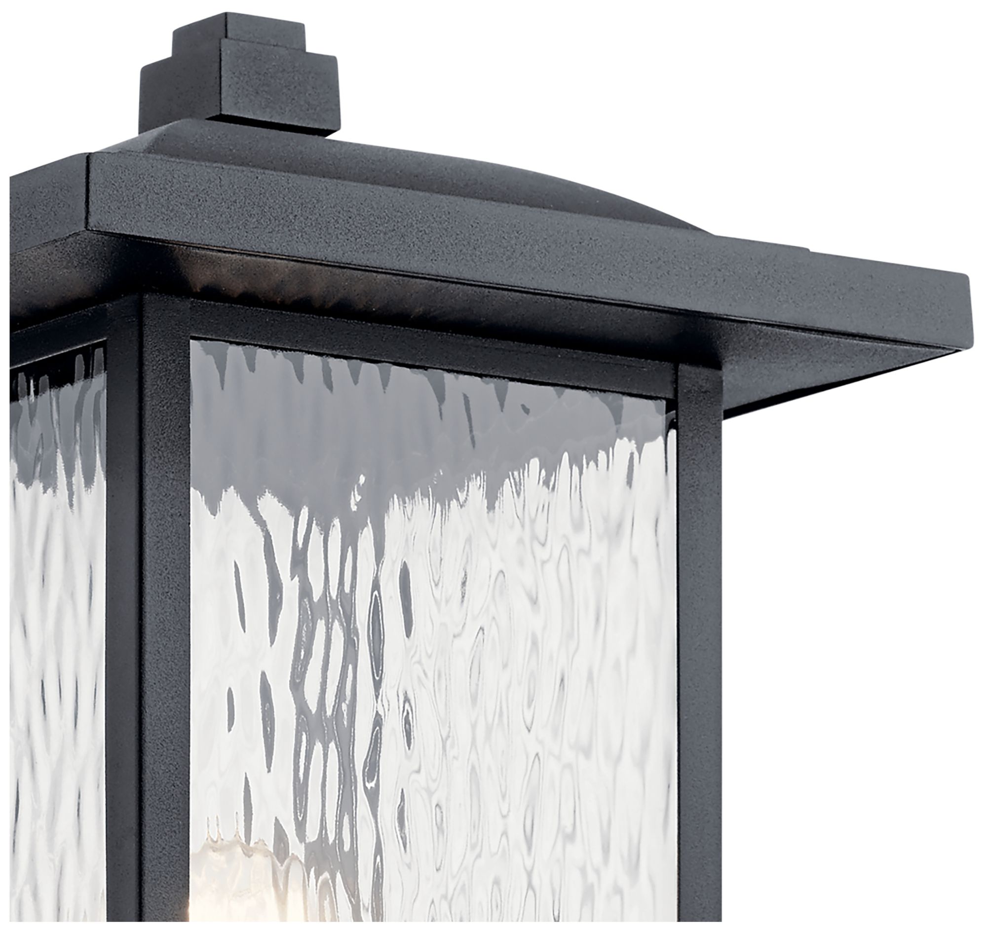 Image 5 Kichler Capanna 18 1/4" High Textured Black Outdoor Post Light more views