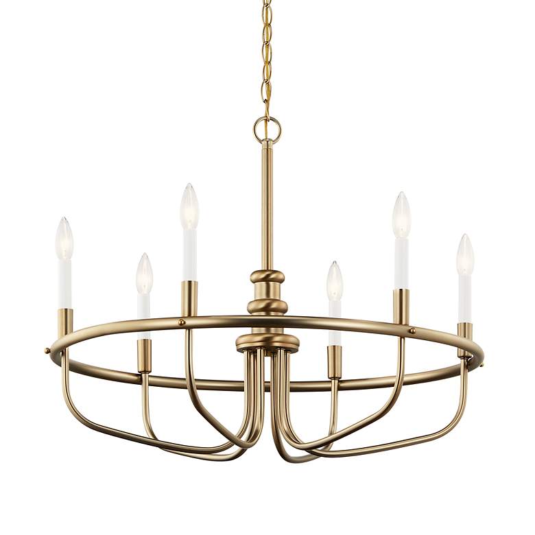 Image 5 Kichler Capitol Hill 22" Wide 6-Light Candelabra Ring Chandelier more views