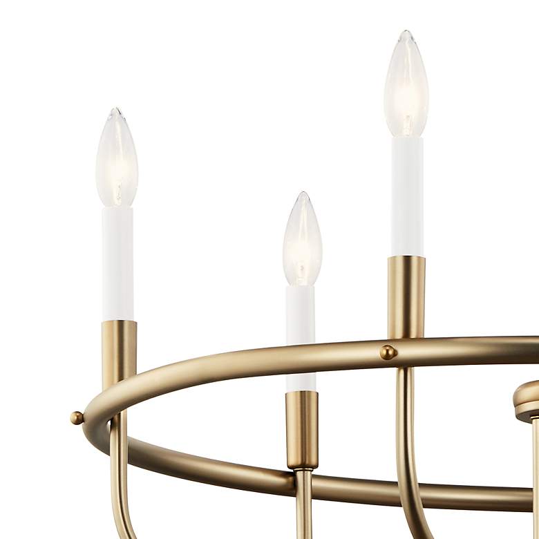 Image 6 Kichler Capitol Hill 22" Wide 6-Light Candelabra Ring Chandelier more views