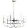 Kichler Capitol Hill 28.8" Wide Nickel Finish Ring Chandelier