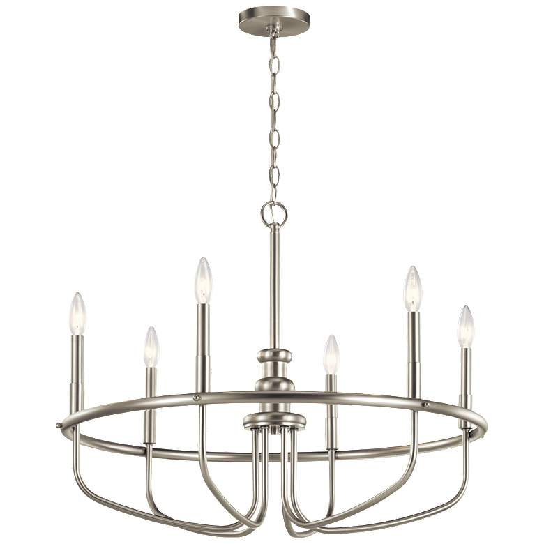 Image 1 Kichler Capitol Hill 28.8" Wide Nickel Finish Ring Chandelier