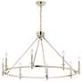 Kichler Carrick 40 3/4"W Polished Nickel 8-Light Chandelier