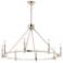 Kichler Carrick 40 3/4"W Polished Nickel 8-Light Chandelier