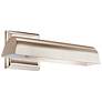 3_Kichler Carston 12 1/4" Wide Polished Nickel Direct Wire Picture Light