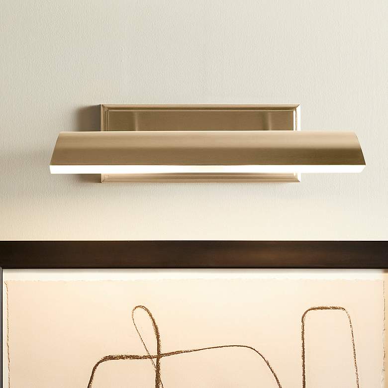 Image 1 Kichler Carston 18 1/4" Wide Champagne Bronze Picture Light
