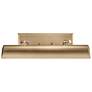 5_Kichler Carston 18 1/4" Wide Champagne Bronze Picture Light more views