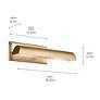 7_Kichler Carston 18 1/4" Wide Champagne Bronze Picture Light more views