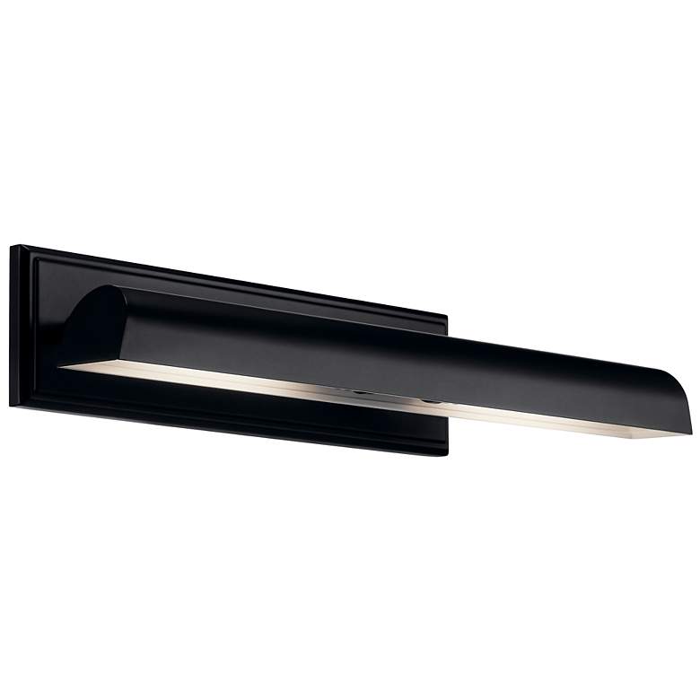 Image 2 Kichler Carston 24 1/4" Wide Black Direct Wire Picture Light