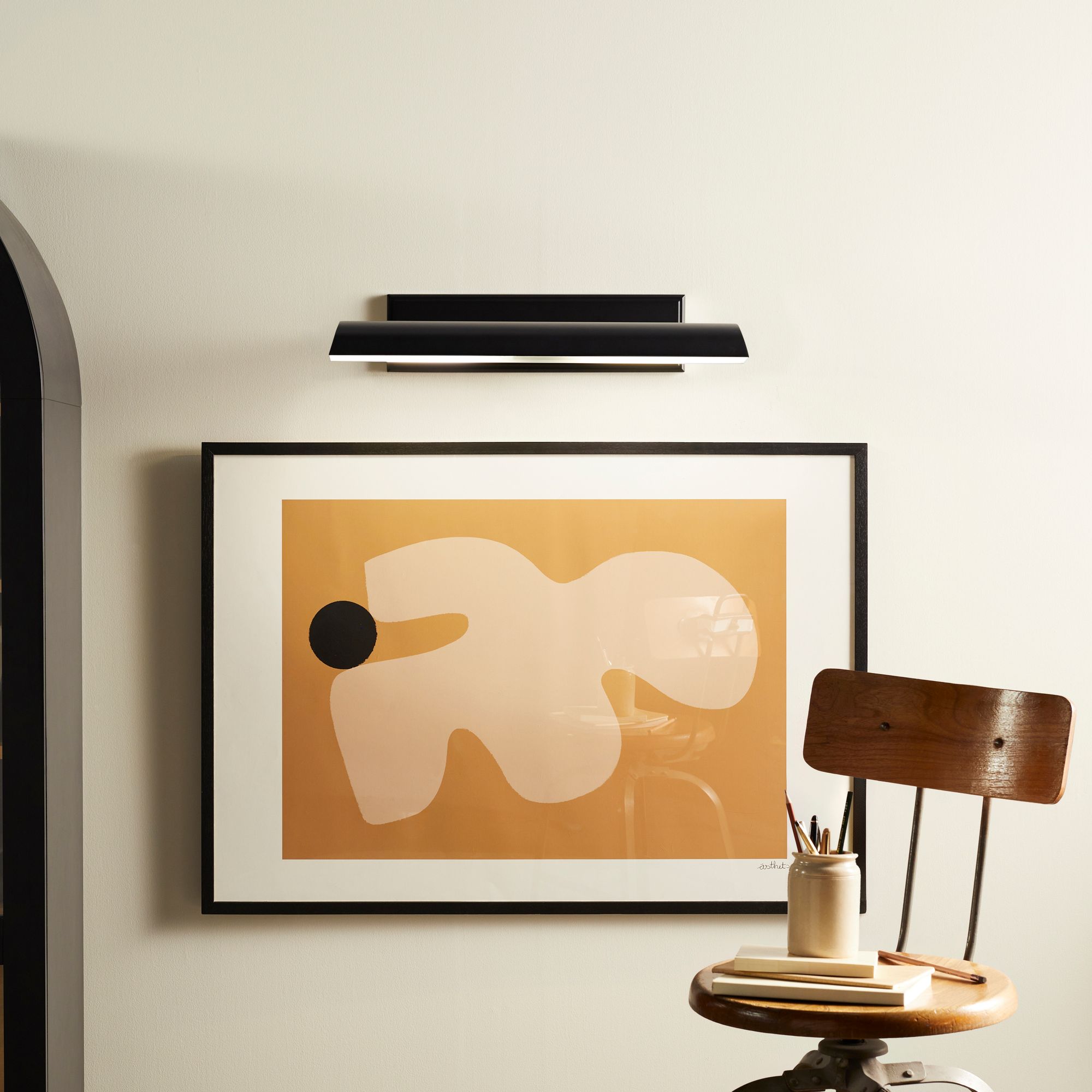 Kichler Carston 24 1/4" Wide Black Direct Wire Picture Light