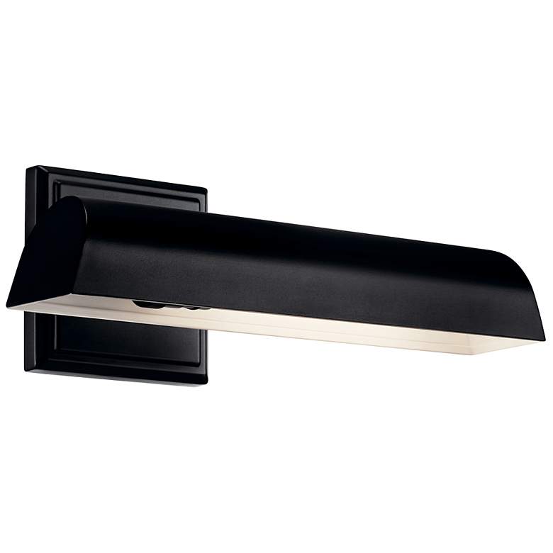 Image 2 Kichler Carston 8 1/2" Wide 1-Light Black Finish Picture Light