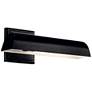 2_Kichler Carston 8 1/2" Wide 1-Light Black Finish Picture Light