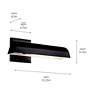 7_Kichler Carston 8 1/2" Wide 1-Light Black Finish Picture Light more views