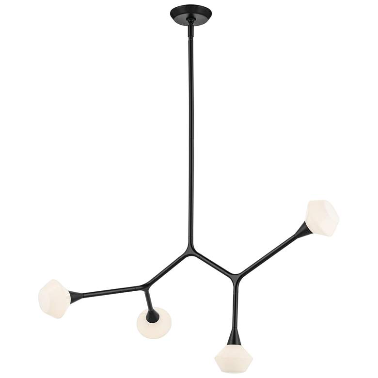 Image 1 Kichler Cassius 39.5 Inch 4 Light in Black