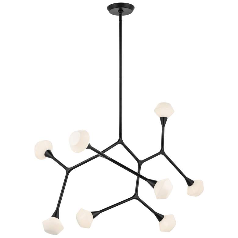 Image 1 Kichler Cassius 52.5 Inch 8 Light in Black