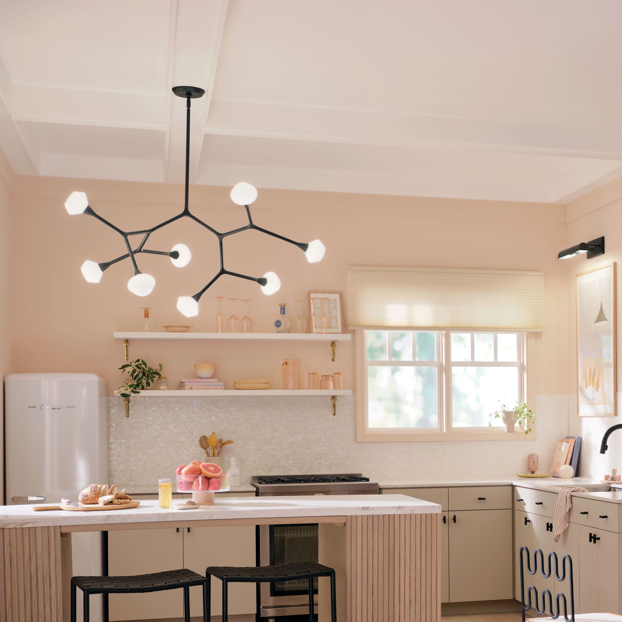 Image 2 Kichler Cassius 52 1/2" Wide Black 8-Light Chandelier more views