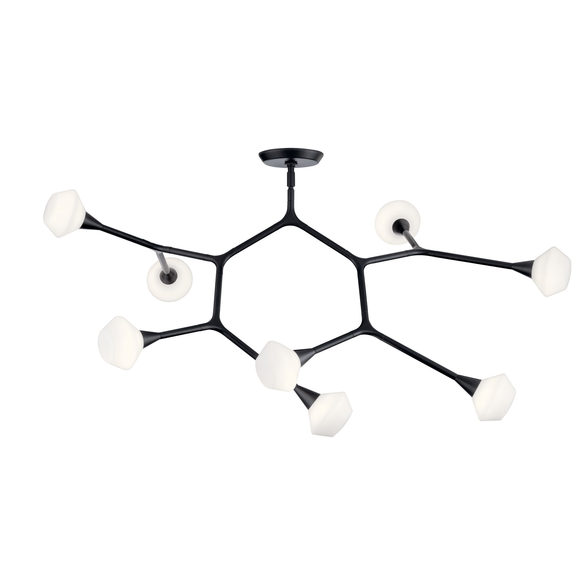 Image 4 Kichler Cassius 52 1/2" Wide Black 8-Light Chandelier more views