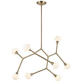 Image1 of Kichler Cassius 52 1/2"W Champagne Bronze 8-Light Chandelier
