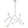Kichler Cassius 61.25 Inch 8 Light in Polished Nickel