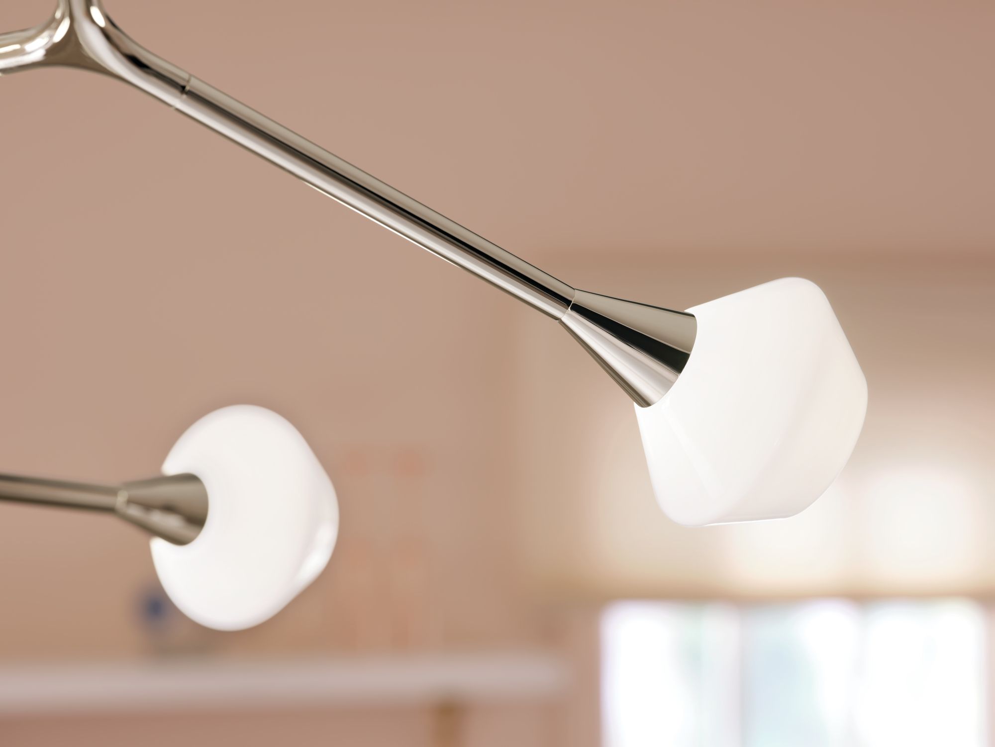 Image 4 Kichler Cassius 61.25 Inch 8 Light in Polished Nickel more views