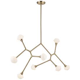 Image1 of Kichler Cassius 61 1/4"W Champagne Bronze 8-Light Chandelier