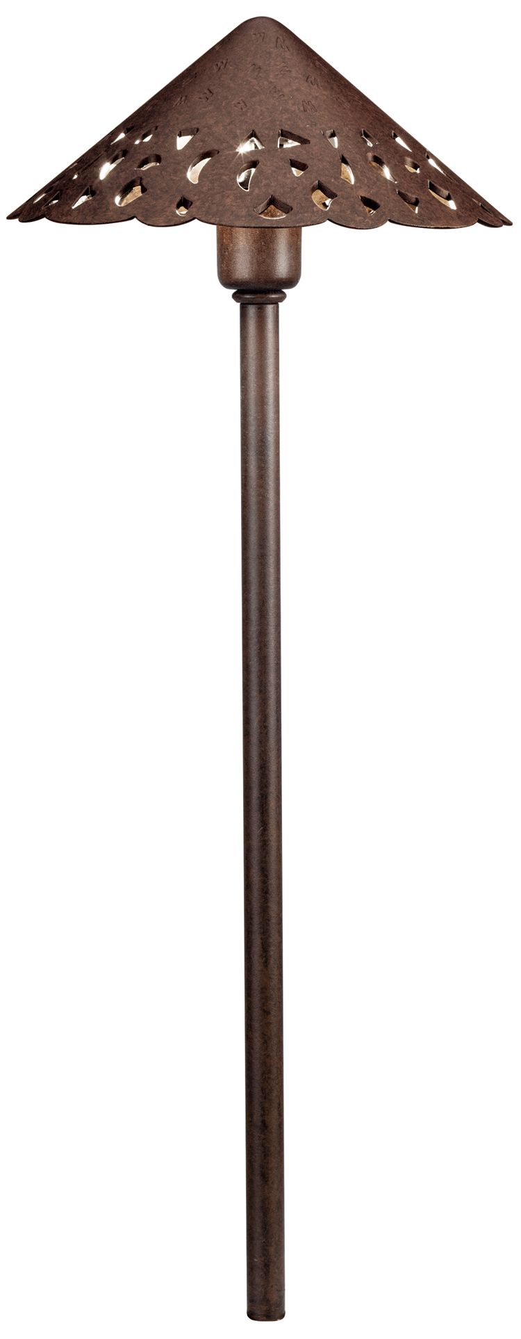 Image 2 Kichler Cast Hammered Roof 2700K LED TZT