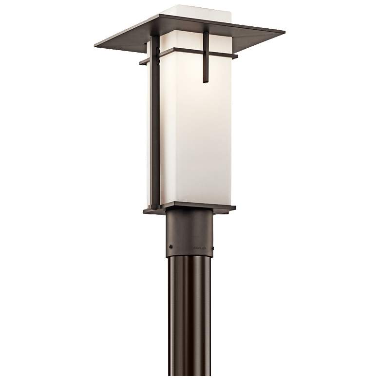 Image 1 Kichler Caterham 16.75 inch High Modern Mission Outdoor Post Light