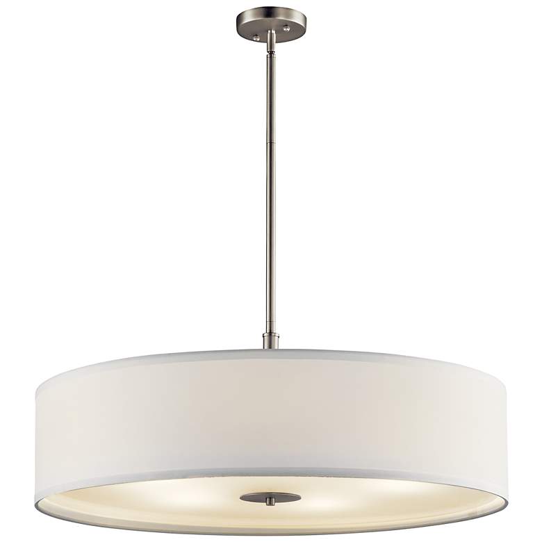 Image 3 Kichler Cavan 30" Wide Brushed Nickel Drum Pendant Light
