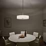 4_Kichler Cavan 30" Wide Brushed Nickel Drum Pendant Light more views