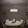 6_Kichler Cavan 30" Wide Brushed Nickel Drum Pendant Light more views