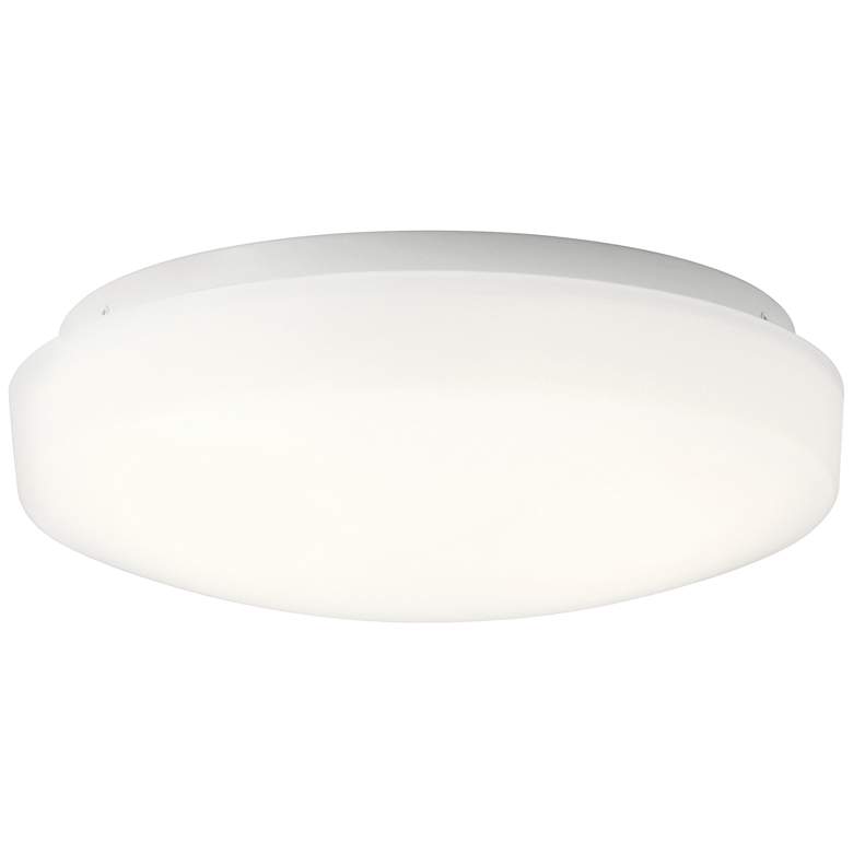 Image 2 Kichler Ceiling Space 10 3/4" Wide White LED Ceiling Light