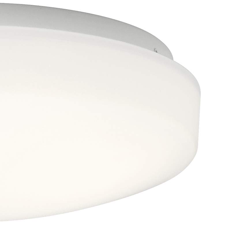 Image 3 Kichler Ceiling Space 10 3/4" Wide White LED Ceiling Light more views