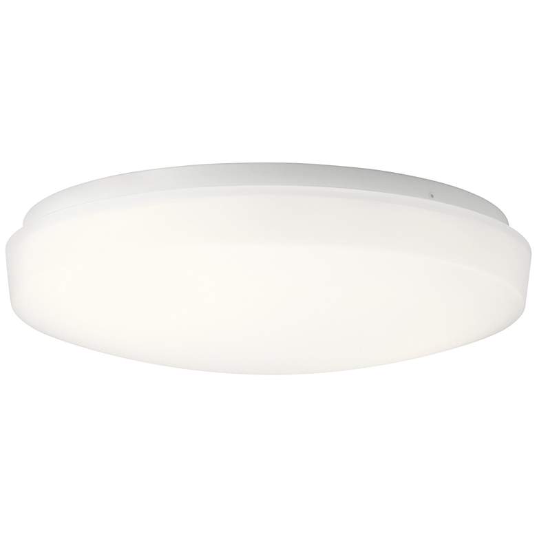 Image 2 Kichler Ceiling Space 13 1/2" Wide White LED Ceiling Light