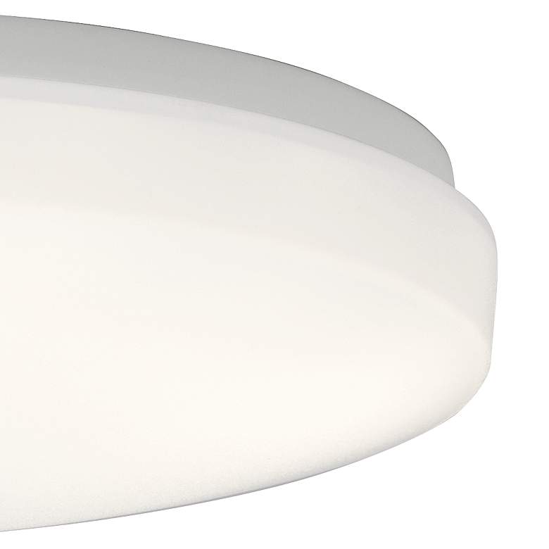 Image 3 Kichler Ceiling Space 16" Wide Modern White LED Ceiling Light more views