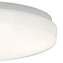 3_Kichler Ceiling Space 16" Wide Modern White LED Ceiling Light more views