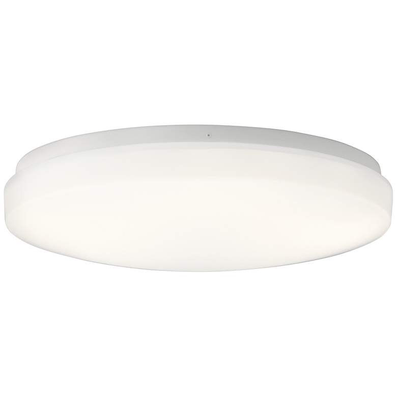 Image 2 Kichler Ceiling Space 16 inch Wide White LED Ceiling Light