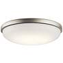 Thumbnail1 of Kichler Ceiling Space 17 3/4" Wide Brushed Nickel LED Ceiling Light