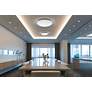 Thumbnail3 of Kichler Ceiling Space 17 3/4" Wide Brushed Nickel LED Ceiling Light more views