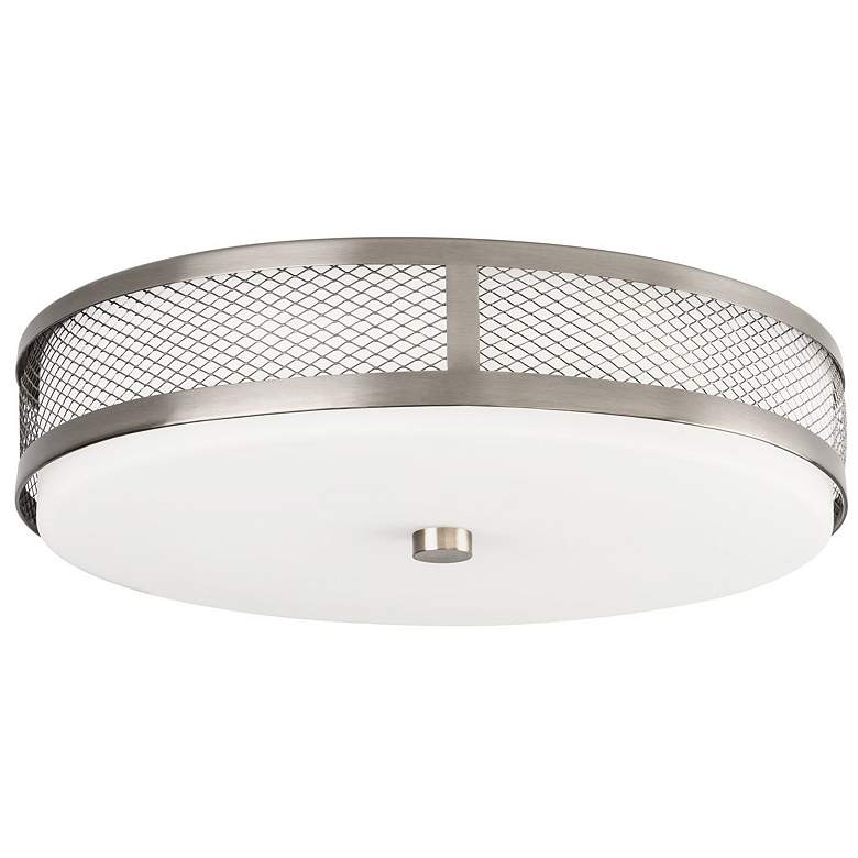 Image 1 Kichler Ceiling Space Brushed Nickel Flush Mount LED
