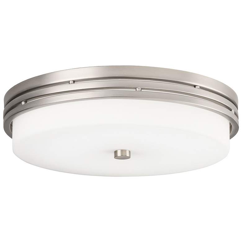 Image 1 Kichler Ceiling Space Brushed Nickel Flush Mount LED