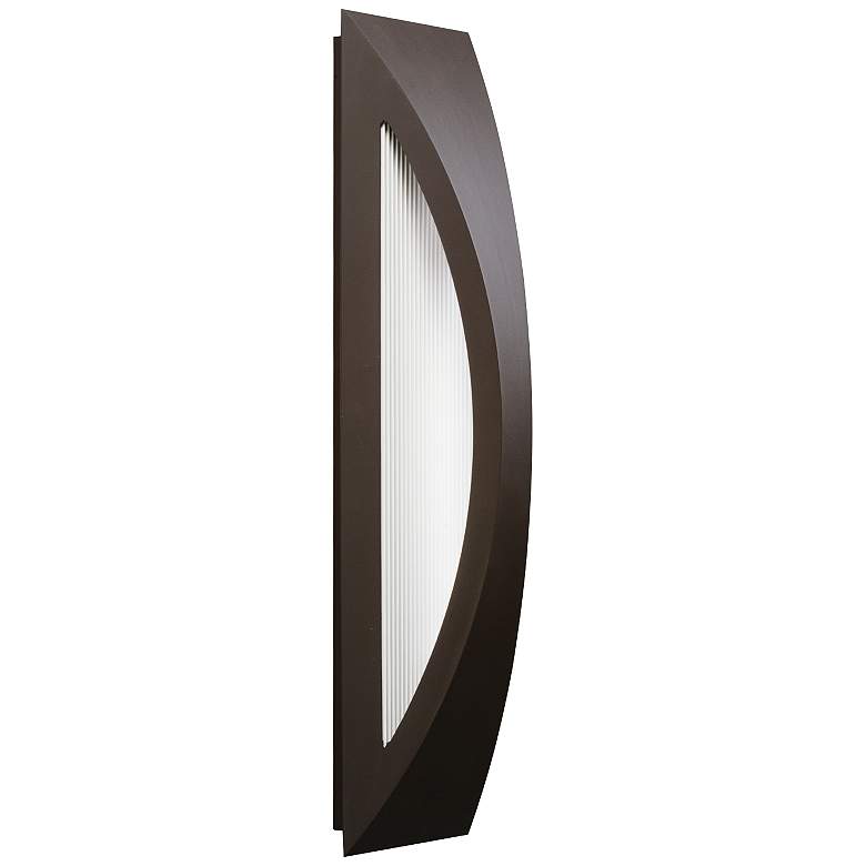 Image 1 Kichler Cesya 24 inch High Bronze LED Modern Outdoor Wall Light