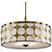 Kichler Charles 20 1/2"W Natural Brass 4-Light Pendant