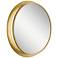 Kichler Chennai 30" Round Champagne Gold Vanity Mirror with LED Light