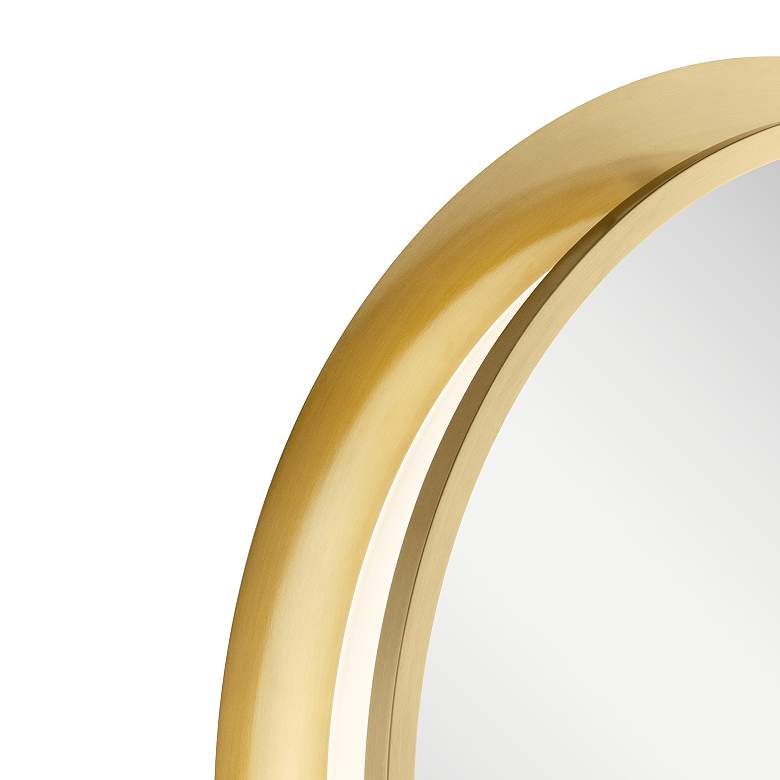 Image 2 Kichler Chennai 30" Round Champagne Gold Vanity Mirror with LED Light more views