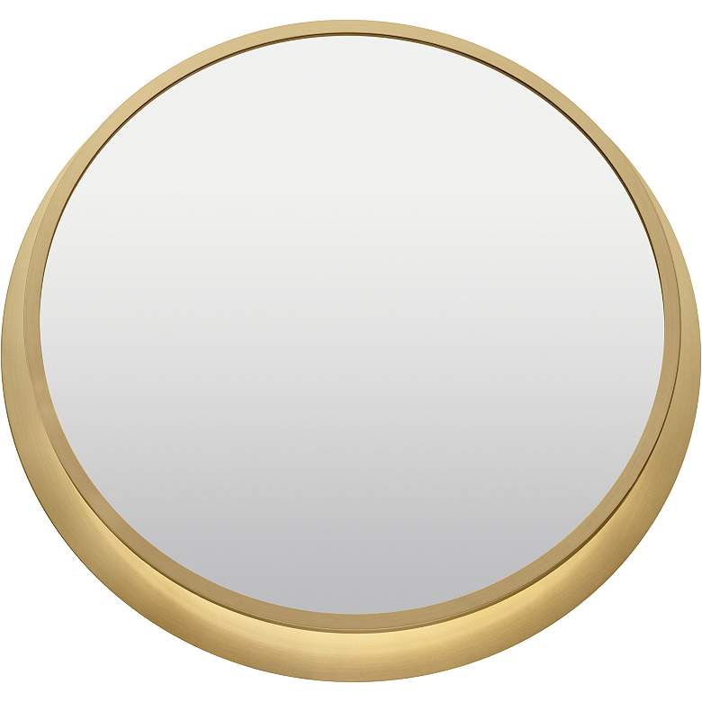 Image 3 Kichler Chennai 30" Round Champagne Gold Vanity Mirror with LED Light more views