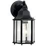 Kichler Chesapeake 10 1/4" High Black Outdoor Lantern Wall Light