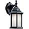 Kichler Chesapeake 12" Black Lantern Traditional Outdoor Wall Light