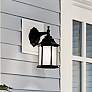 1_Kichler Chesapeake 12" Black Lantern Traditional Outdoor Wall Light