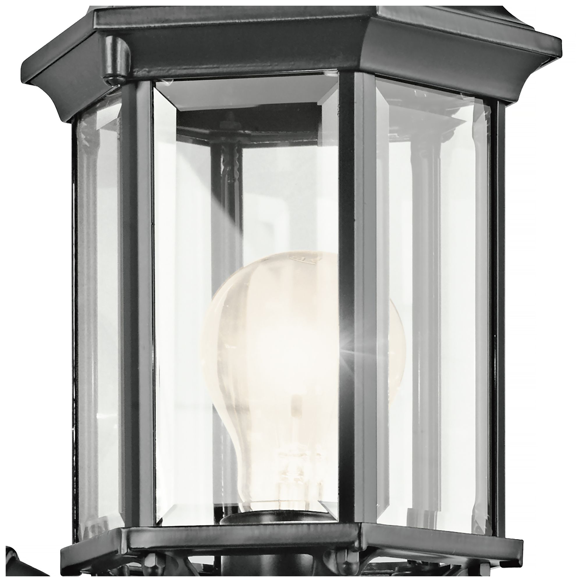 Image 4 Kichler Chesapeake 17" High Black Traditional Outdoor Wall Light more views