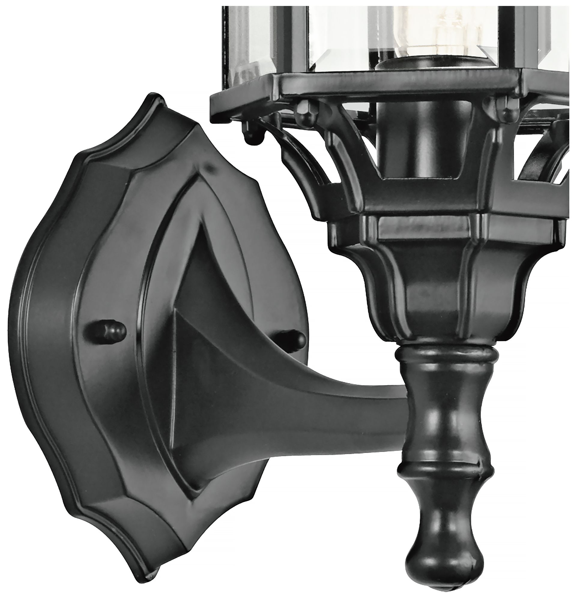 Image 5 Kichler Chesapeake 17" High Black Traditional Outdoor Wall Light more views